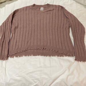 Freshman 1996 Mauve Pink Sweater in size Large